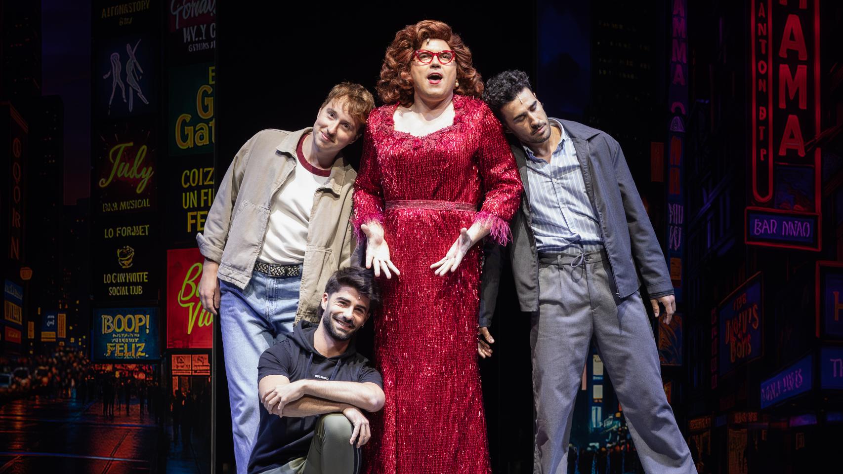 Una escena del musical Tootsie.