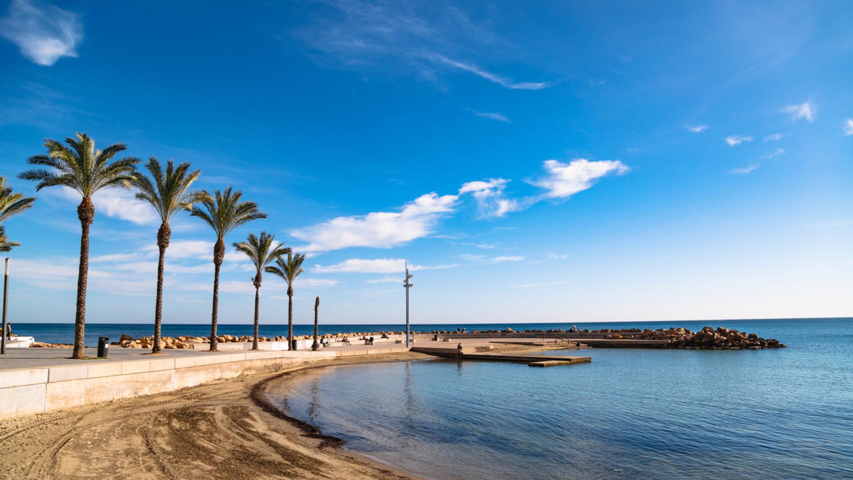 La playa de Torrevieja.