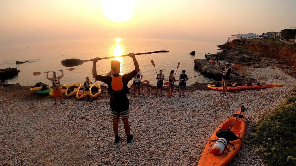 Kayak al amanecer en Jávea