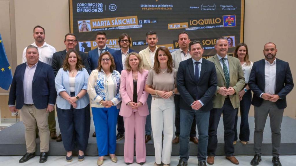 Presentación Conciertos Solidarios de la Diputación de Ciudad Real.