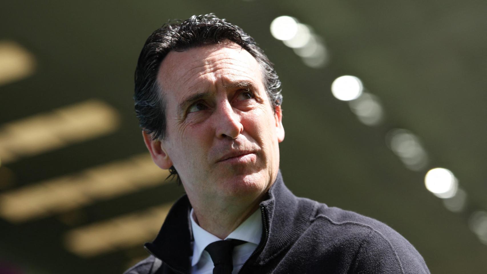 Unai Emery, en la previa del partido ante el Burnley.