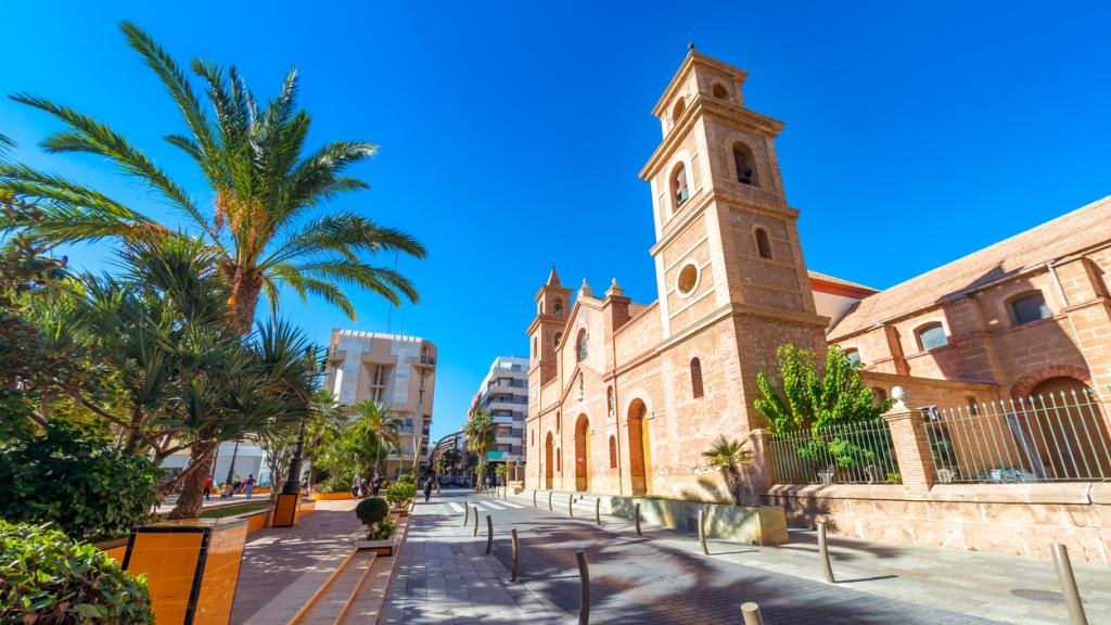 El centro histórico de Torrevieja.