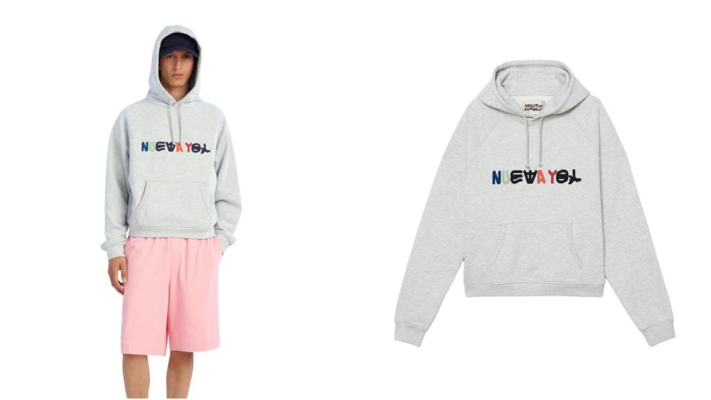 Sudadera 'Nueva Yol'. Ref: 4087/037/803