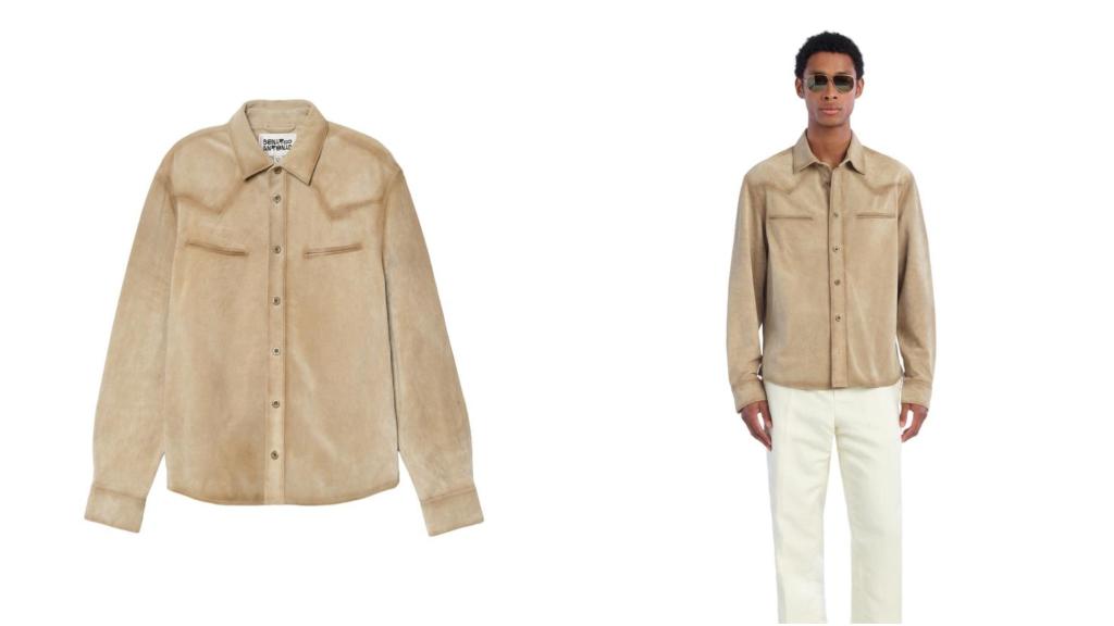 Sobrecamisa de piel. Ref: 2521/404/737