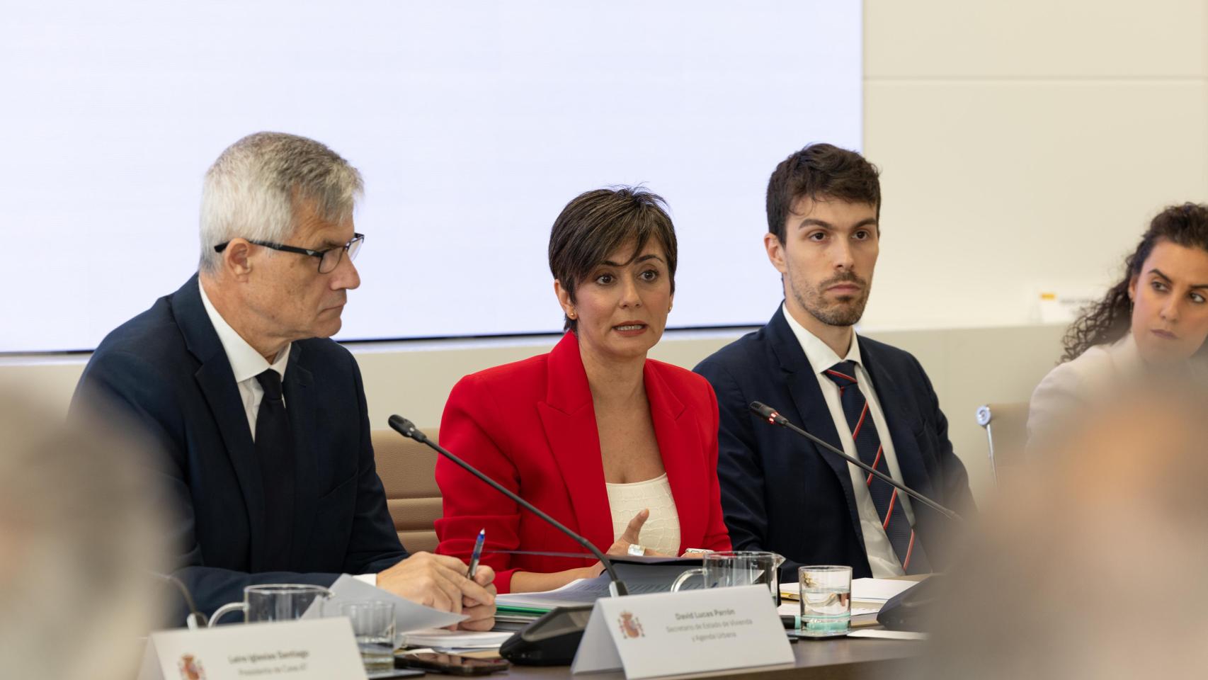 La ministra Isabel Rodríguez durante la Conferencia Sectorial de Vivienda y Agenda Urbana.
