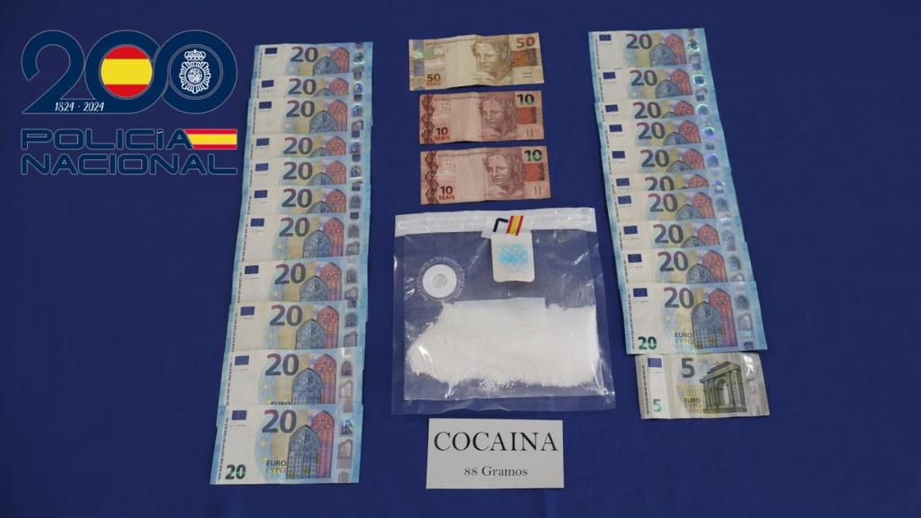 Alijo sustraído en el operativo de la Policía Nacional.