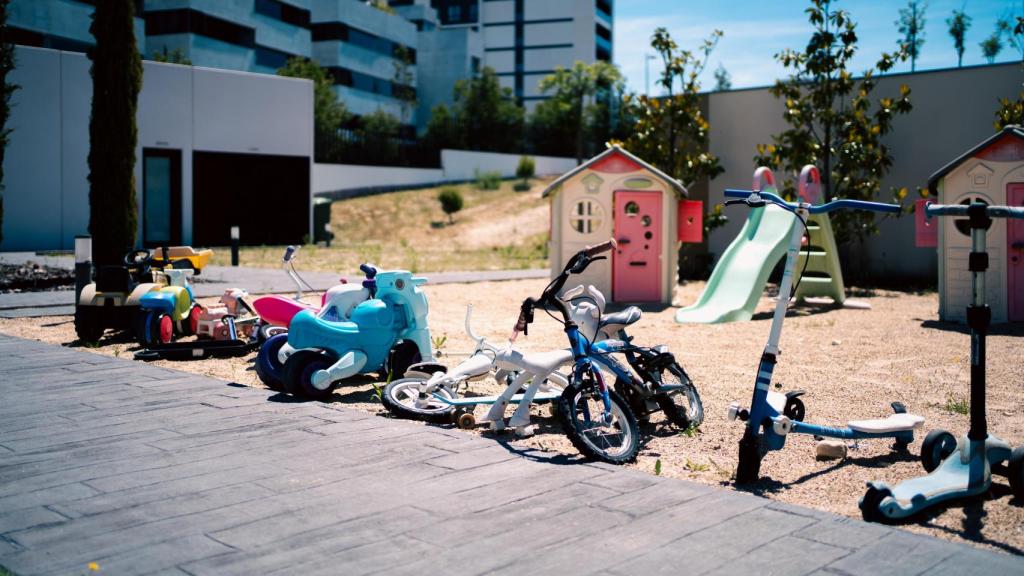 Casa Avintia cuenta también con una zona de juegos para las familias que se alojan con niños.