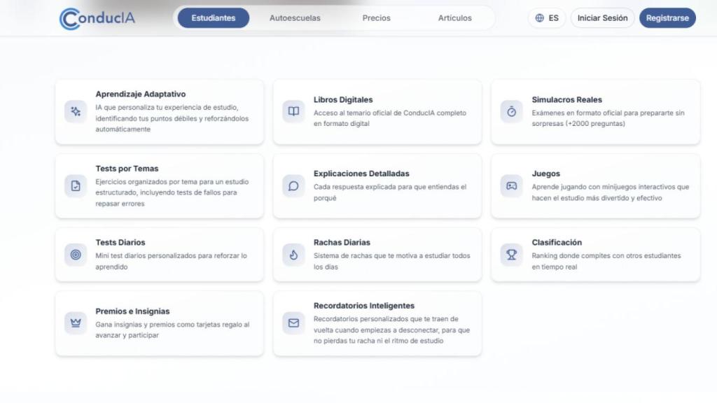 Métodos de aprendizaje que utiliza ConducIA (conducia.com)