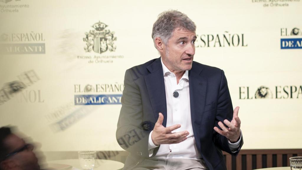 El alcalde de Orihuela, José Vegara, en el estudio de EL ESPAÑOL.