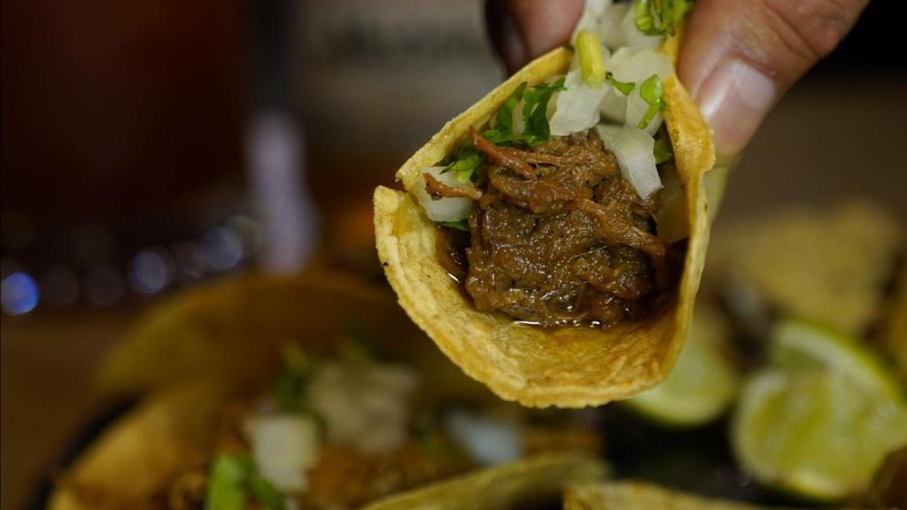 Un taco de Tiki Taco.