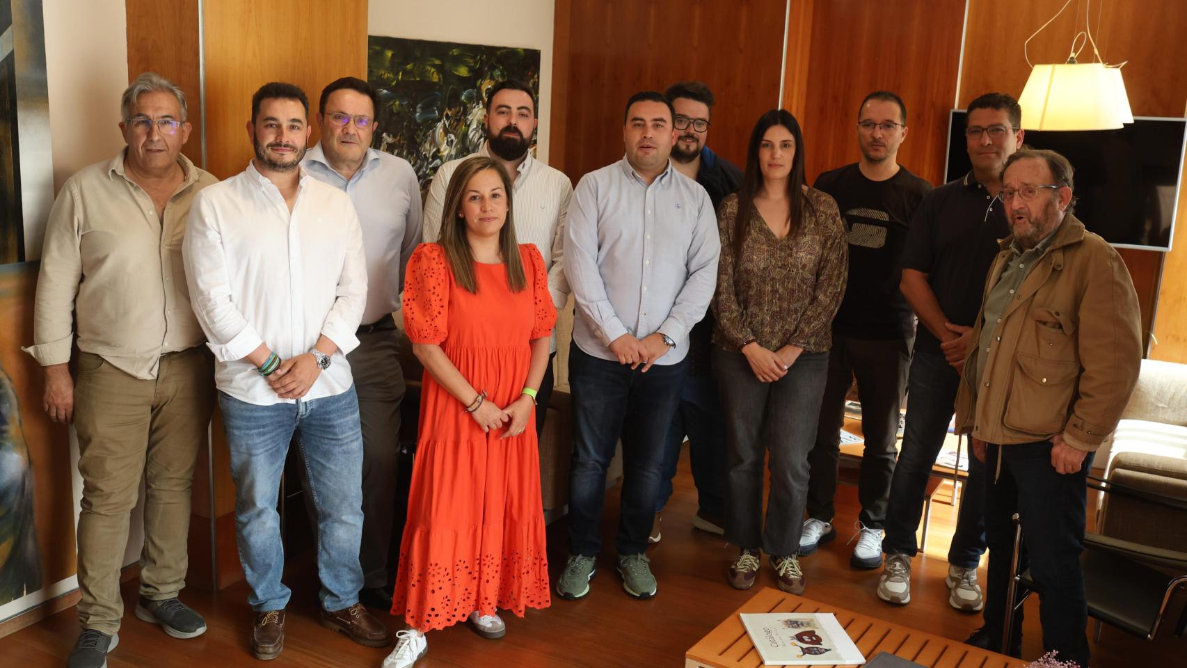 Presentación de una candidatura de empresarios a las elecciones de la Cámara de Comercio