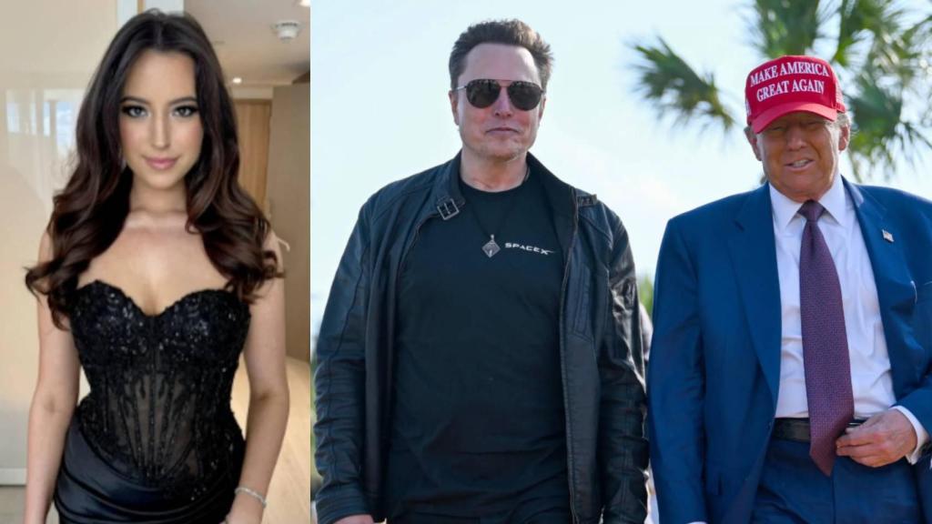 Ashley St. Clair, Elon Musk y Donald Trump.