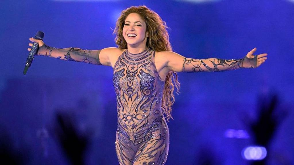 Shakira en uno de sus conciertos.