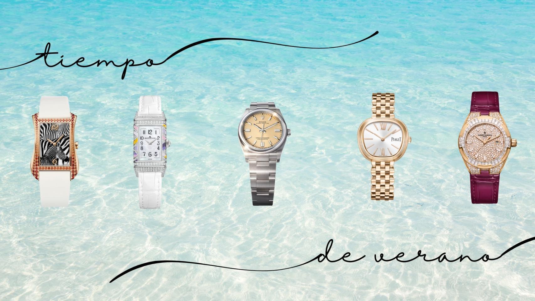 'Collage' con la selección de relojes de la fotogalería.