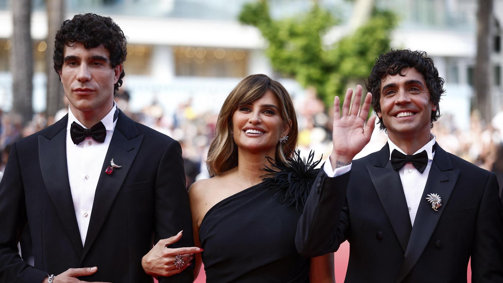 Penélope Cruz a su llegada a la 'red carpet' de Cannes.