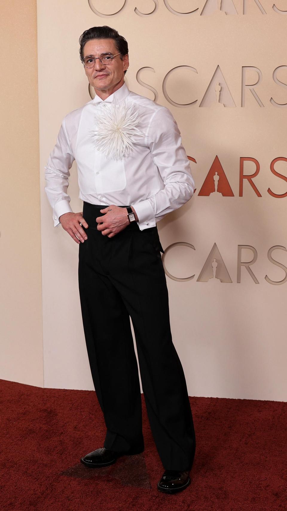 El actor posando en el 'photocall' de la cita de la Academia hollywoodiense.