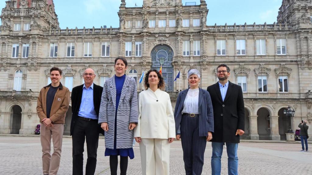 Ana Pontón en la presentación de la concejala Avia Veira como candidata a la Alcaldía de A Coruña