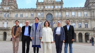 Ana Pontón en la presentación de la concejala Avia Veira como candidata a la Alcaldía de A Coruña