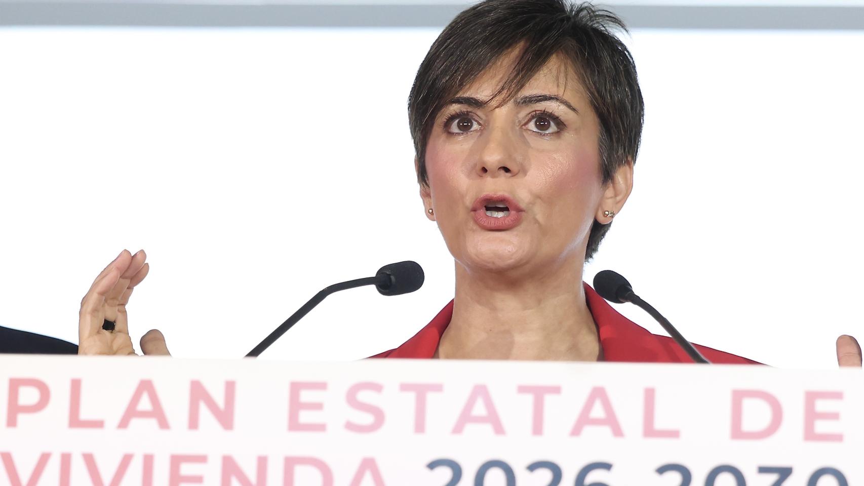 La ministra de Vivienda y Agenda Urbana, Isabel Rodriguez, durante la Conferencia Sectorial de Vivienda y Agenda Urbana.
