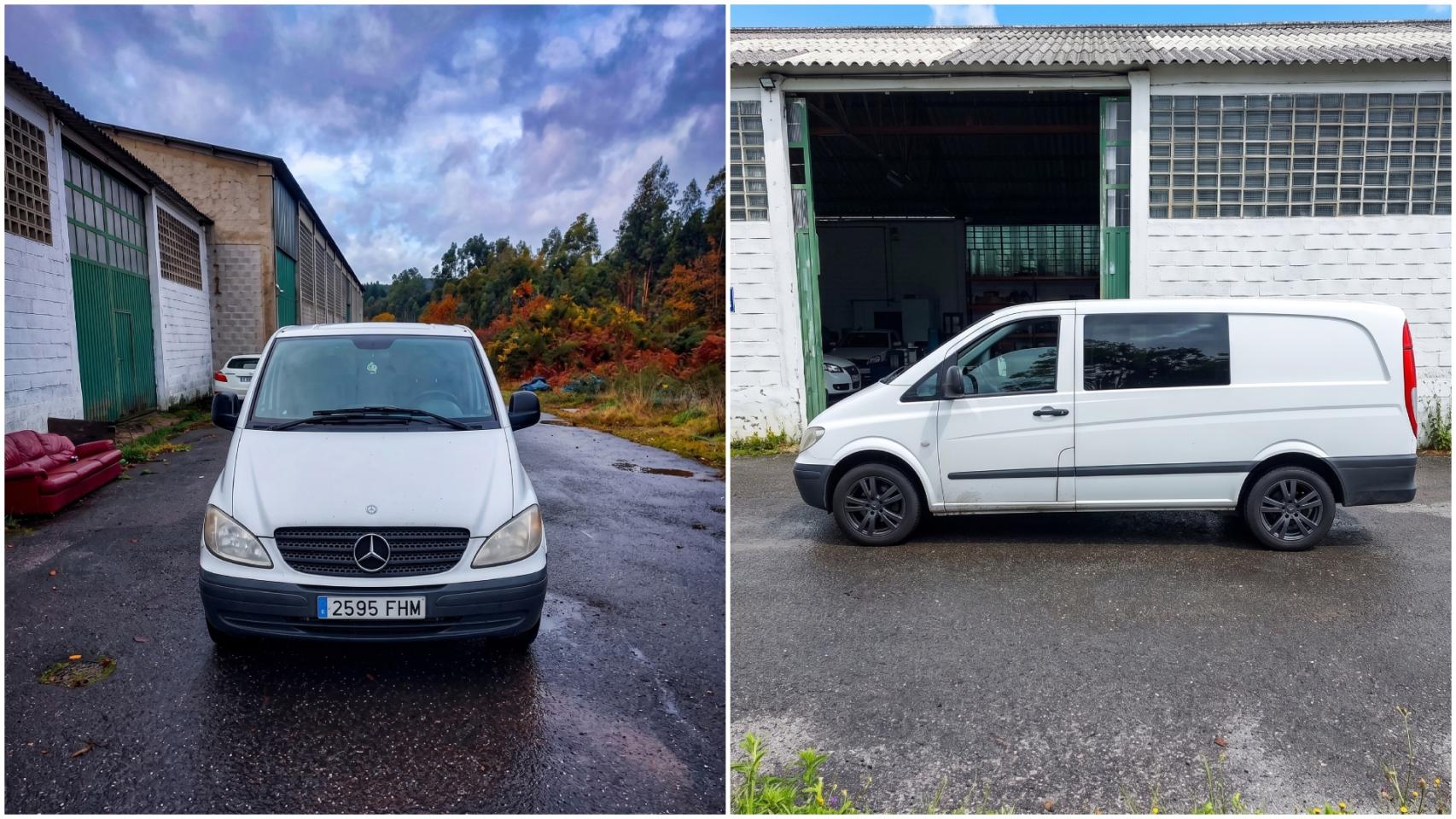 Furgoneta Mercedes-Benz que subasta la Agencia Tributaria