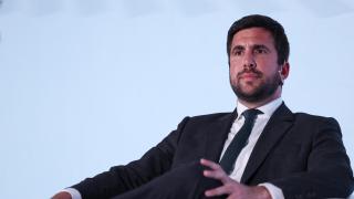 Enrique Riquelme, presidente del Grupo Cox, en un foro económico.