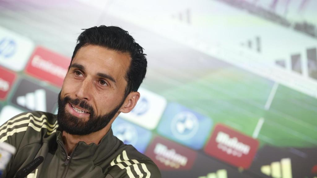 Arbeloa, at a press conference.