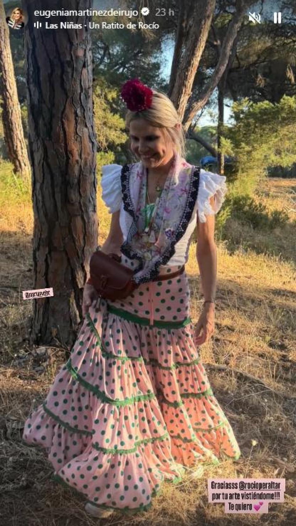 Eugenia Martínez de Irujo, en una imagen de sus redes sociales.