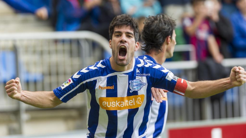 Manu García, durante su etapa en el Alavés.