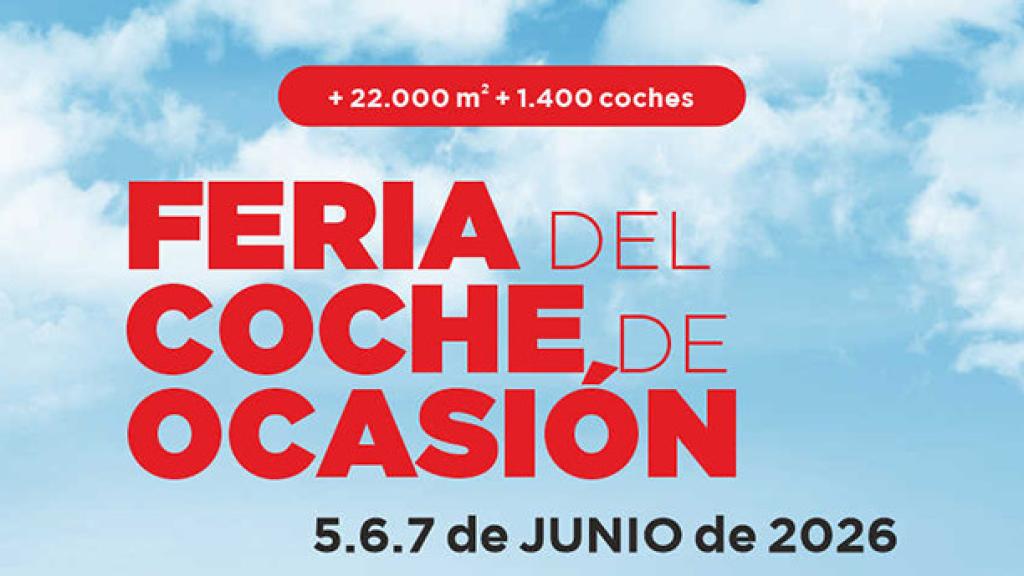 Cartel de la I Feria del Coche de Ocasión en Vigo