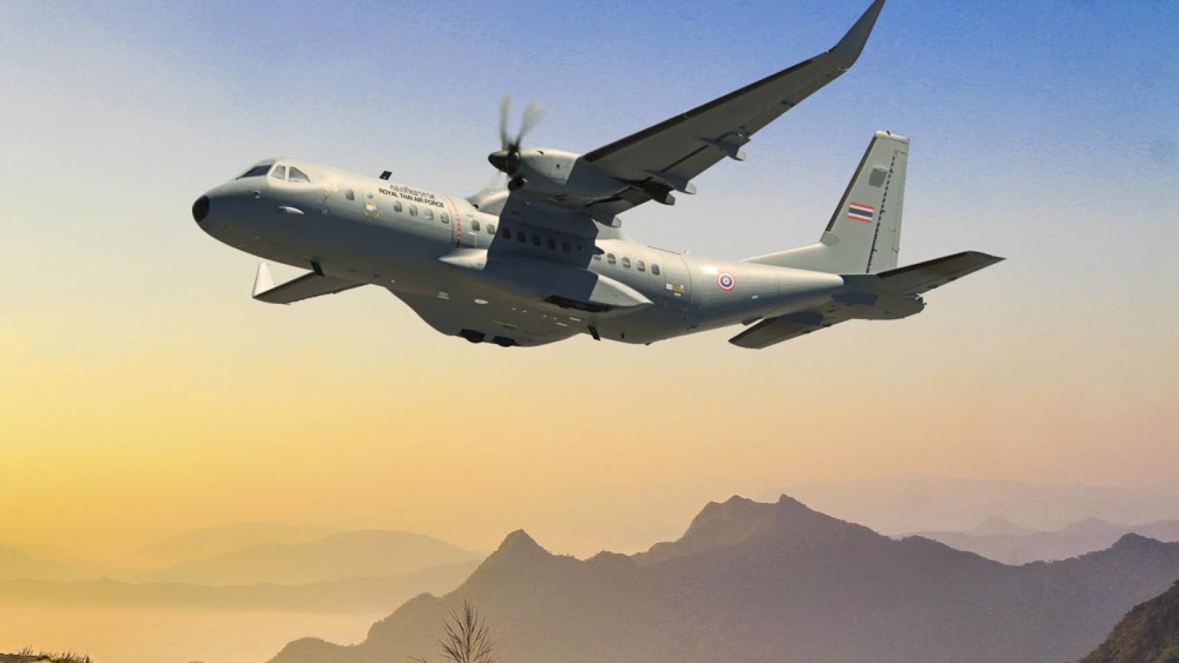 Ilustración de un C295 de Tailandia