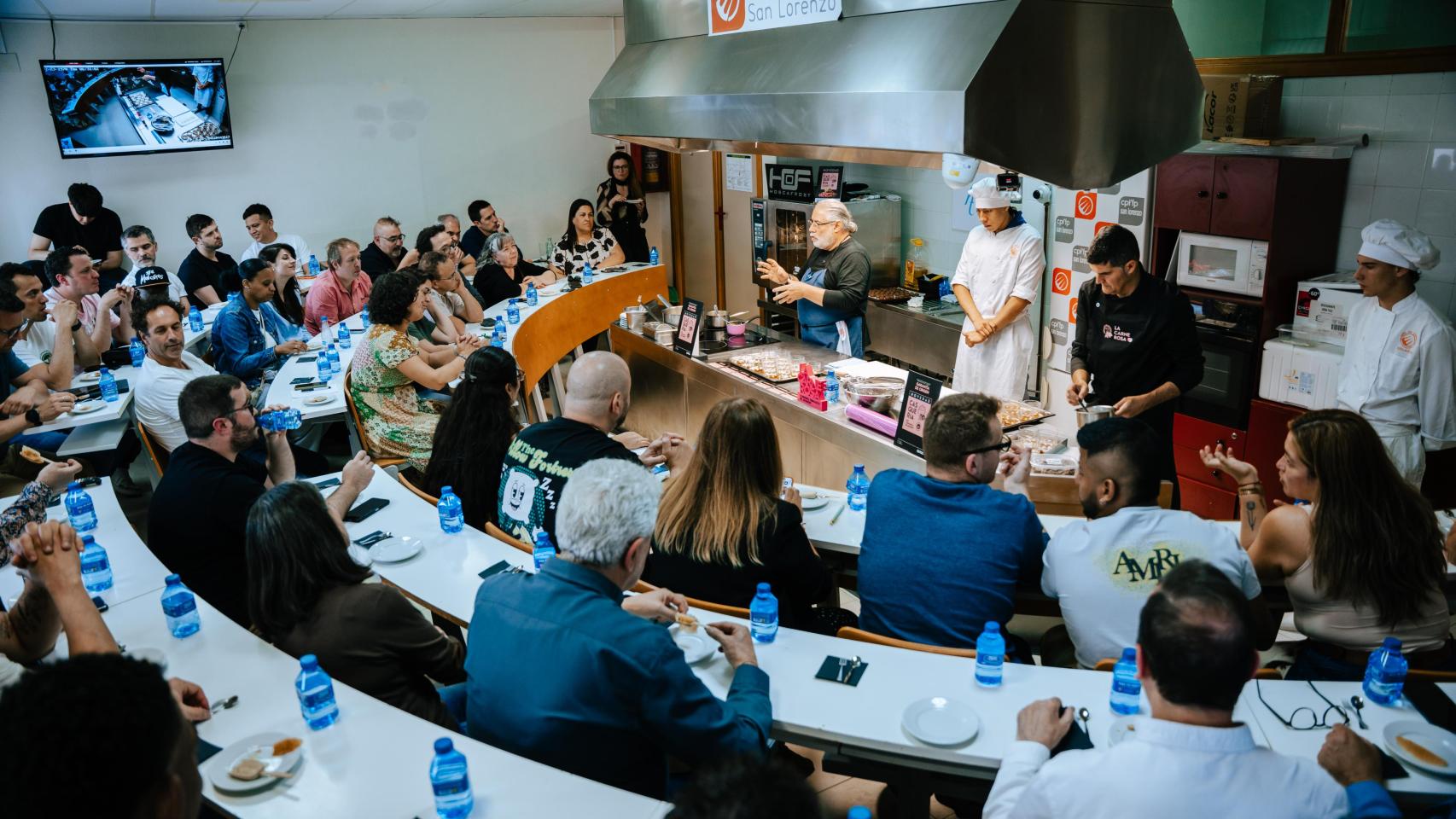 Taller de casquería de de IGP Ternasco de Aragón.
