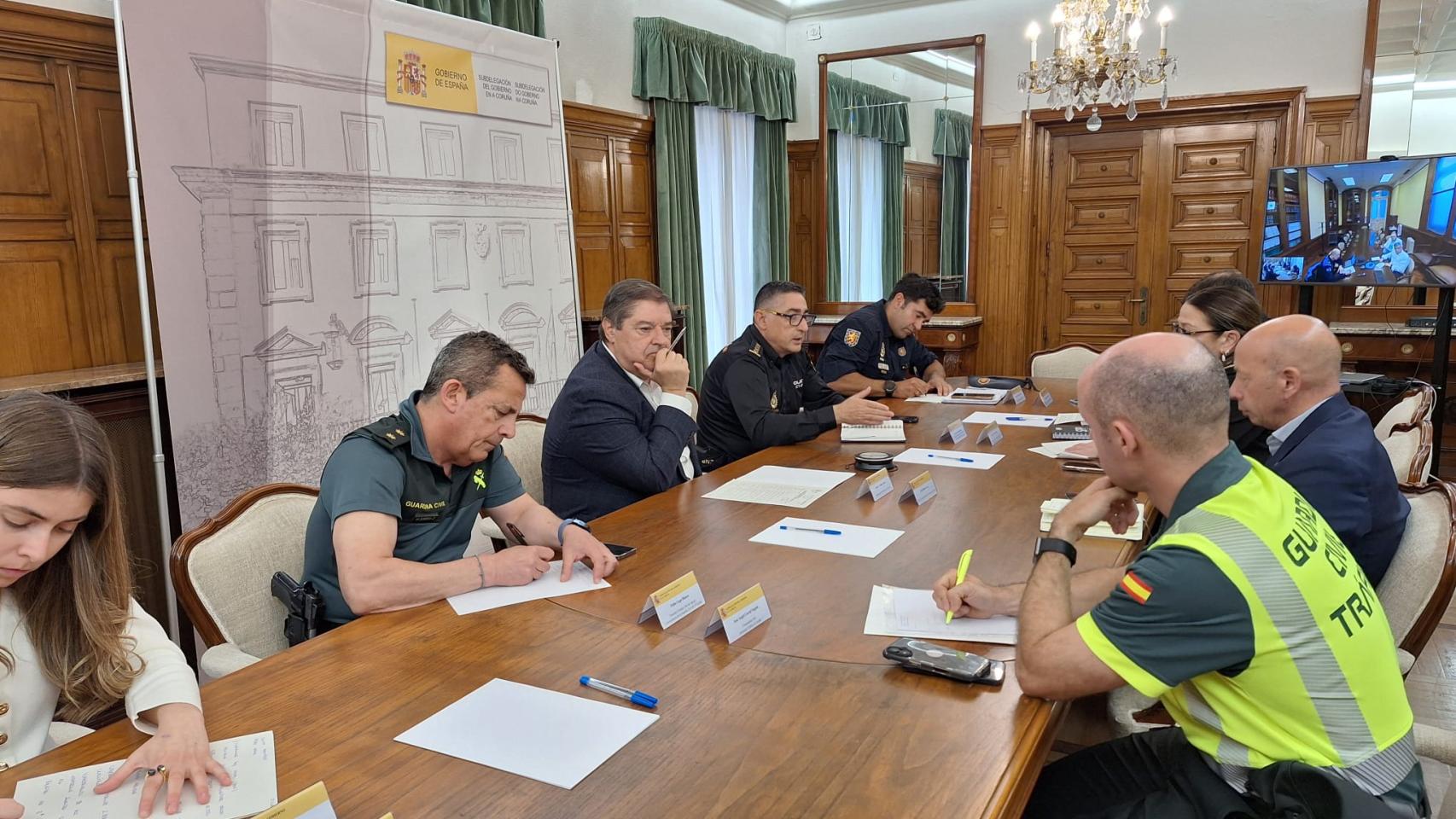Imagen de la Junta de Seguridad de este viernes.