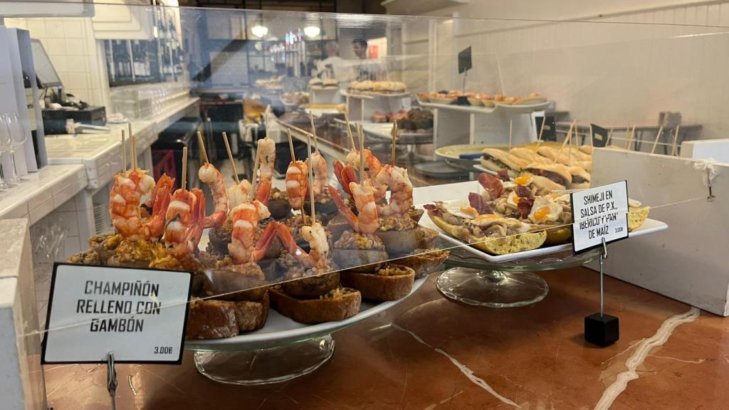Pinchos en el Victoria