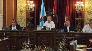 El alcalde de Ourense, Gonzalo Pérez Jácome (Democracia Ourensana), en el pleno de este viernes