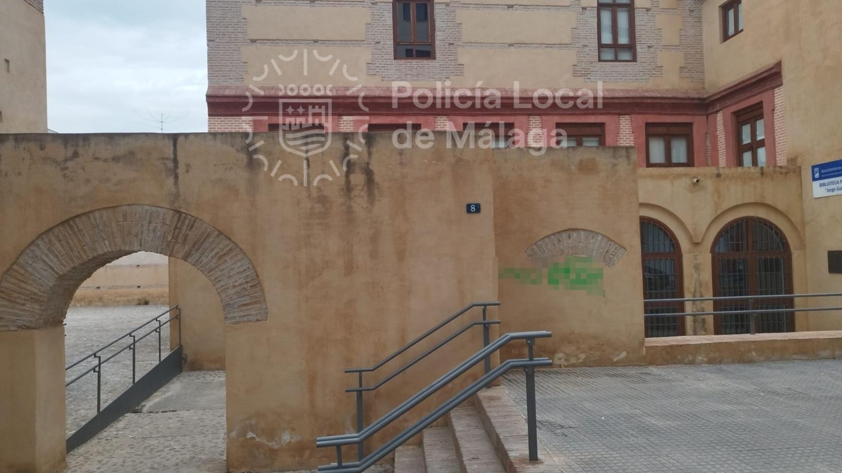 La imagen de la pintada.