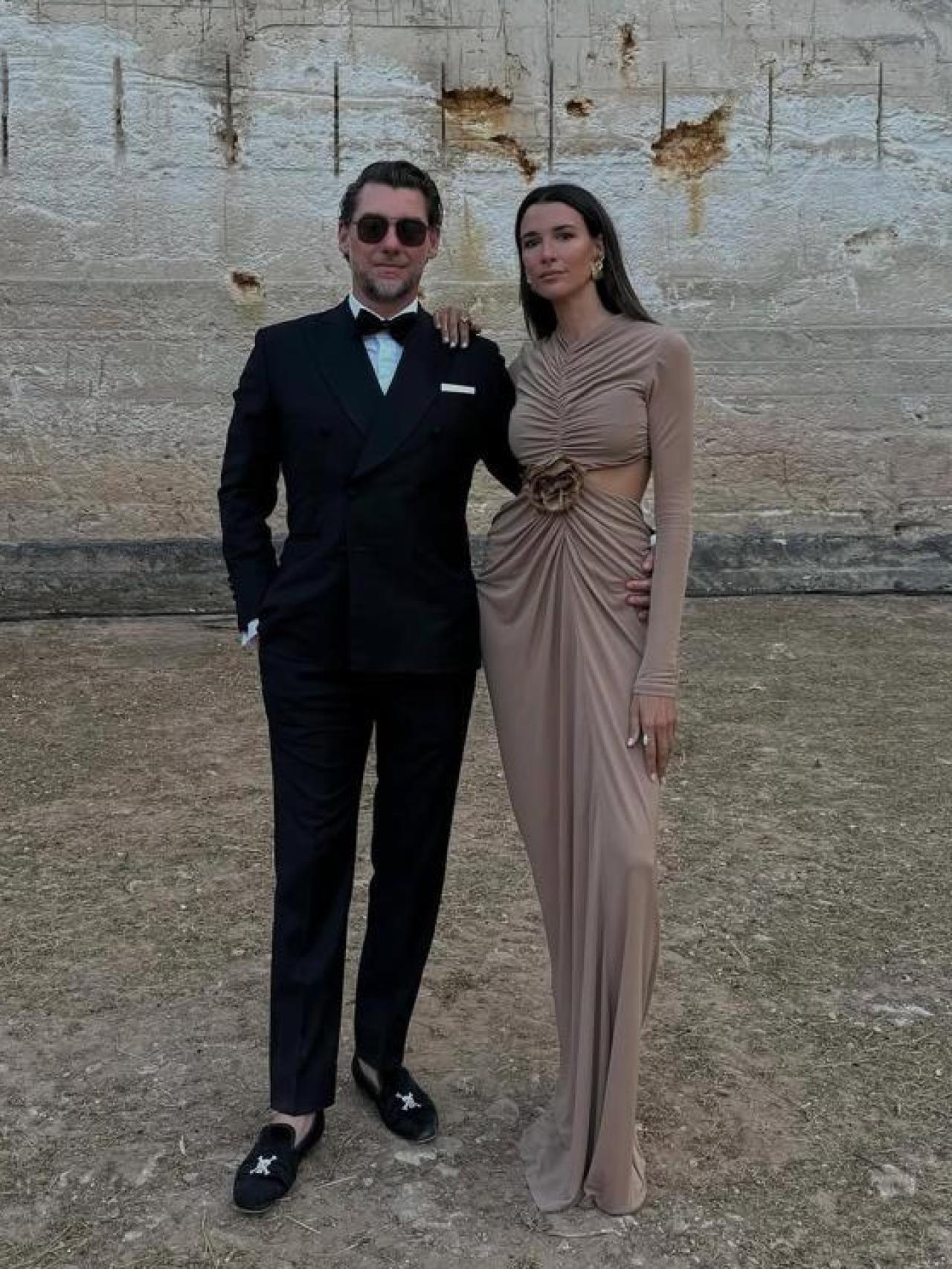 Paula Nata y Jonathan Andic, en una imagen de las redes sociales.
