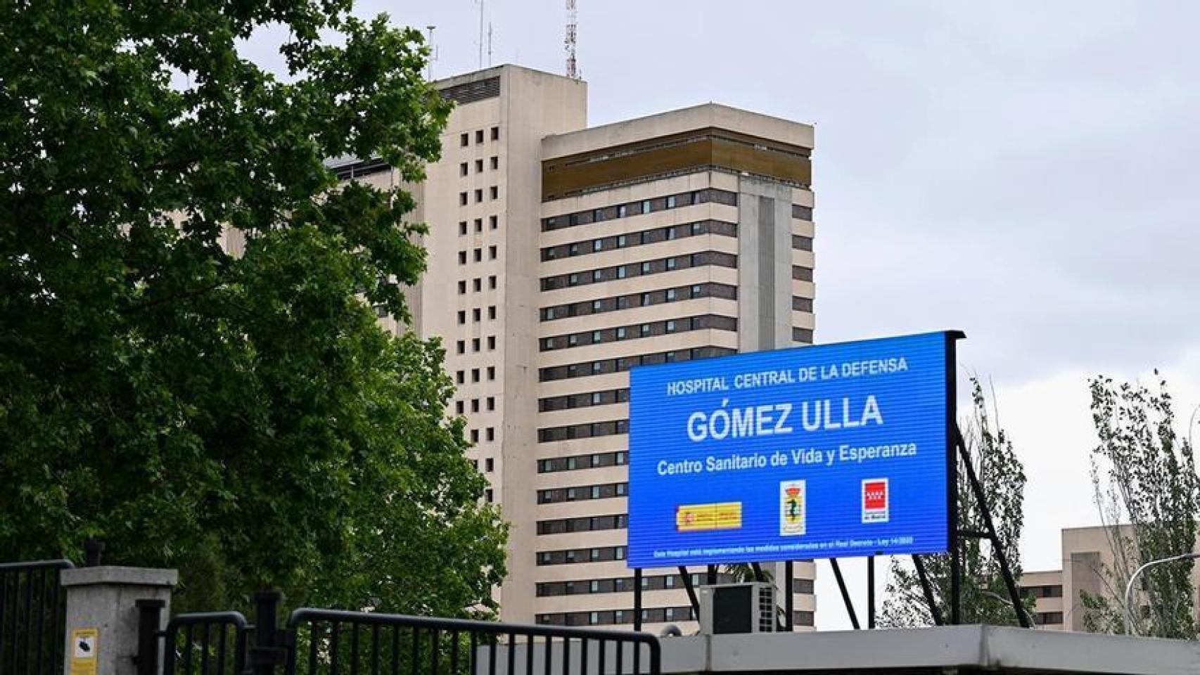 Fachada del hospital Gómez Ulla.