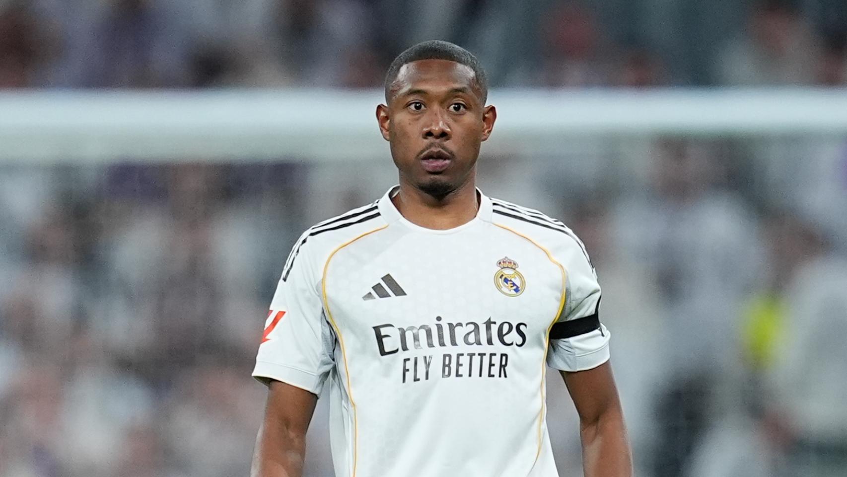 David Alaba, durante un partido con el Real Madrid.