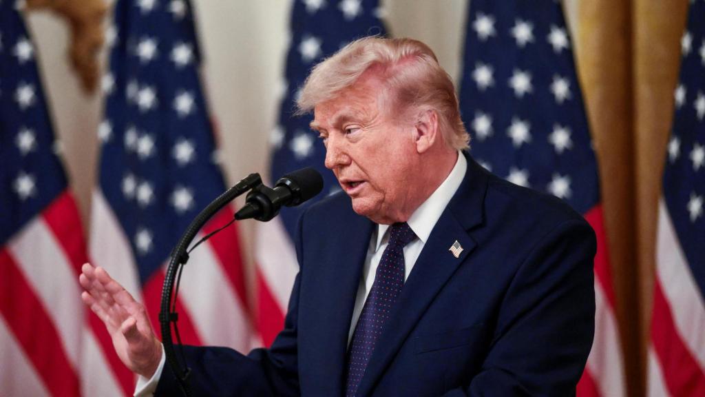 El presidente de EEUU, Donald Trump, este viernes.