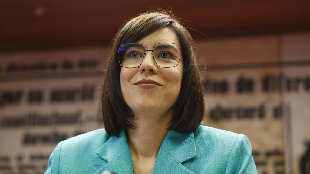 La ministra de Universidades, Diana Morant, este martes en el Senado.