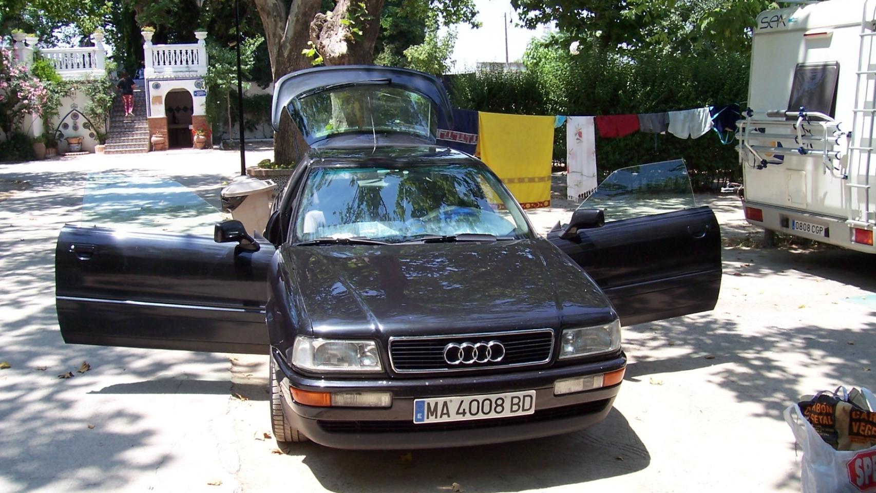 El Audi que ha dado todas las alegrías a este excomisario durante tres décadas. 