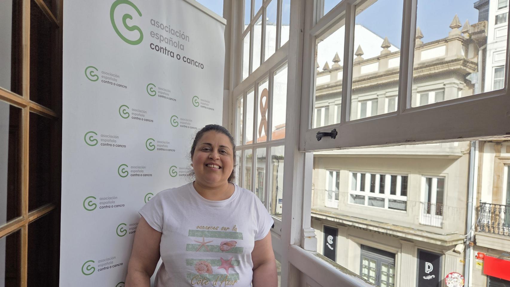 Roxana D’Andrea Monjardín, paciente de cáncer