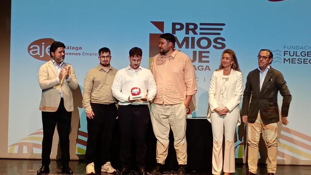 Una de las empresas reconocidas en los premios de AJE Málaga.