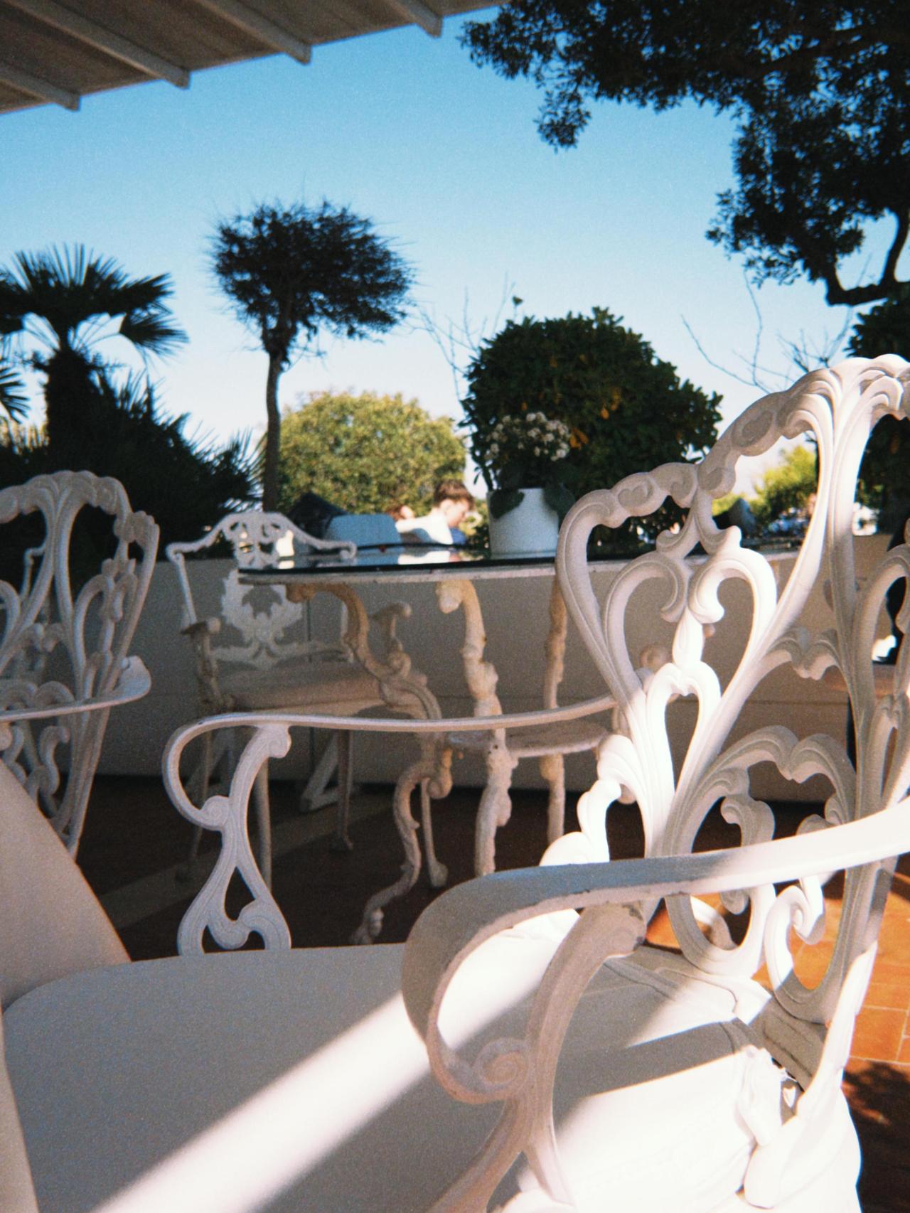 Detalle de la terraza-mirador del Excelsior.