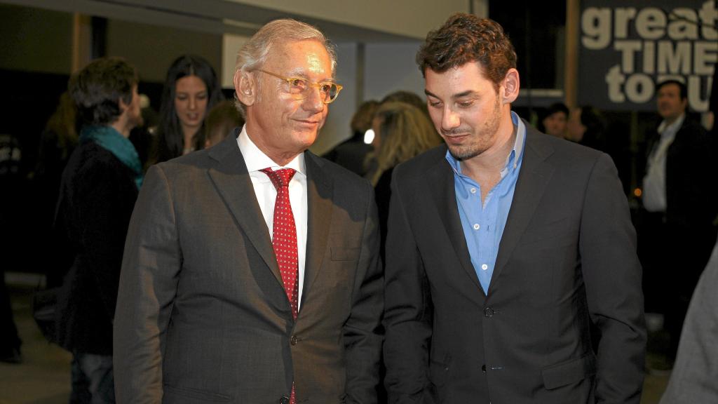 El fundador de Mango y su hijo. 