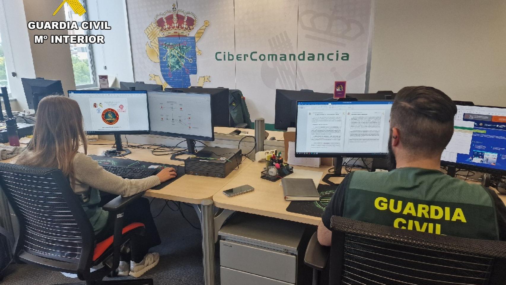 Imagen de archivo de la cibercomandancia de la Guardia Civil 