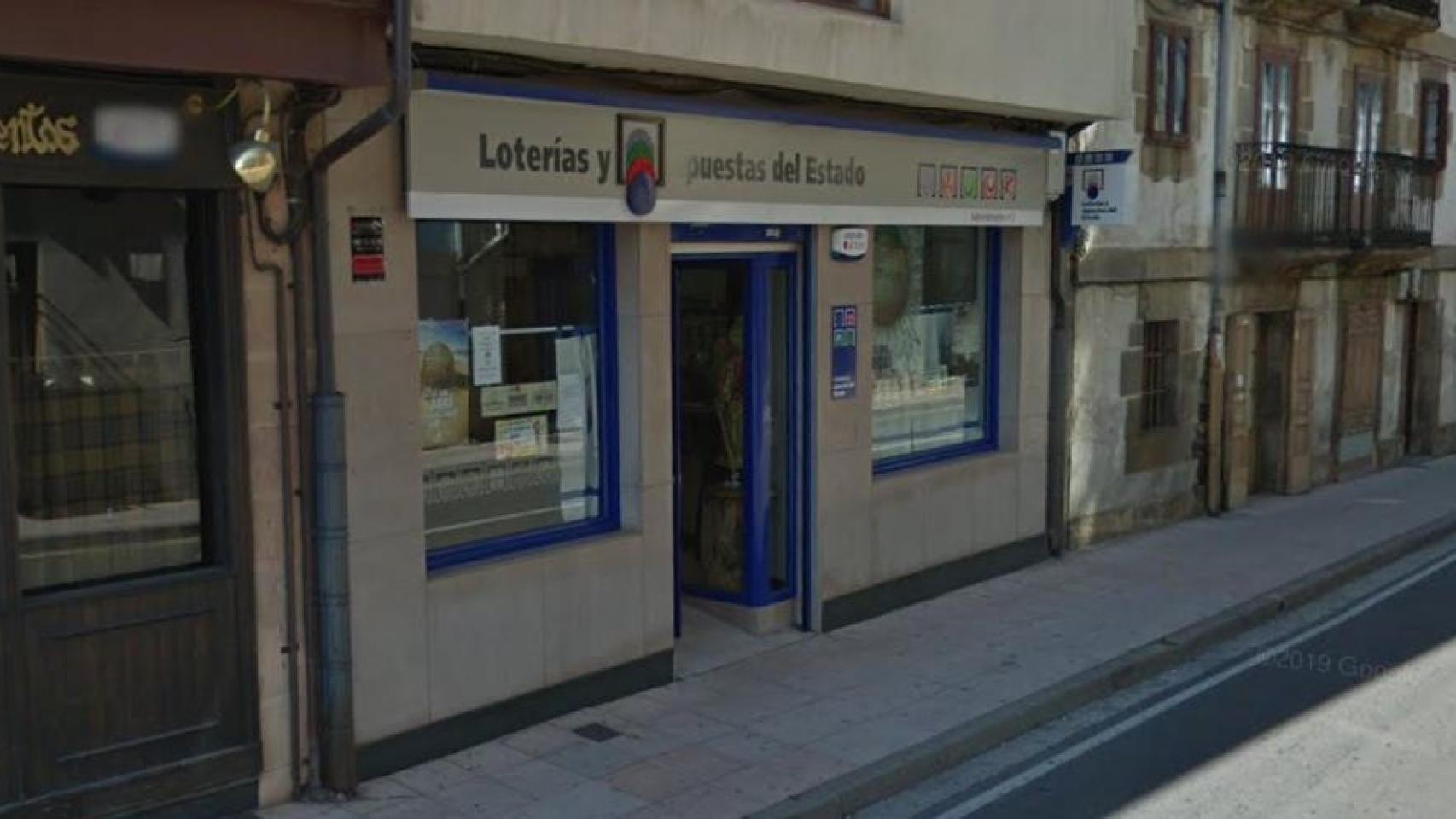 La Administración de Loterías número 2 del municipio burgalés de Espinosa de los Monteros