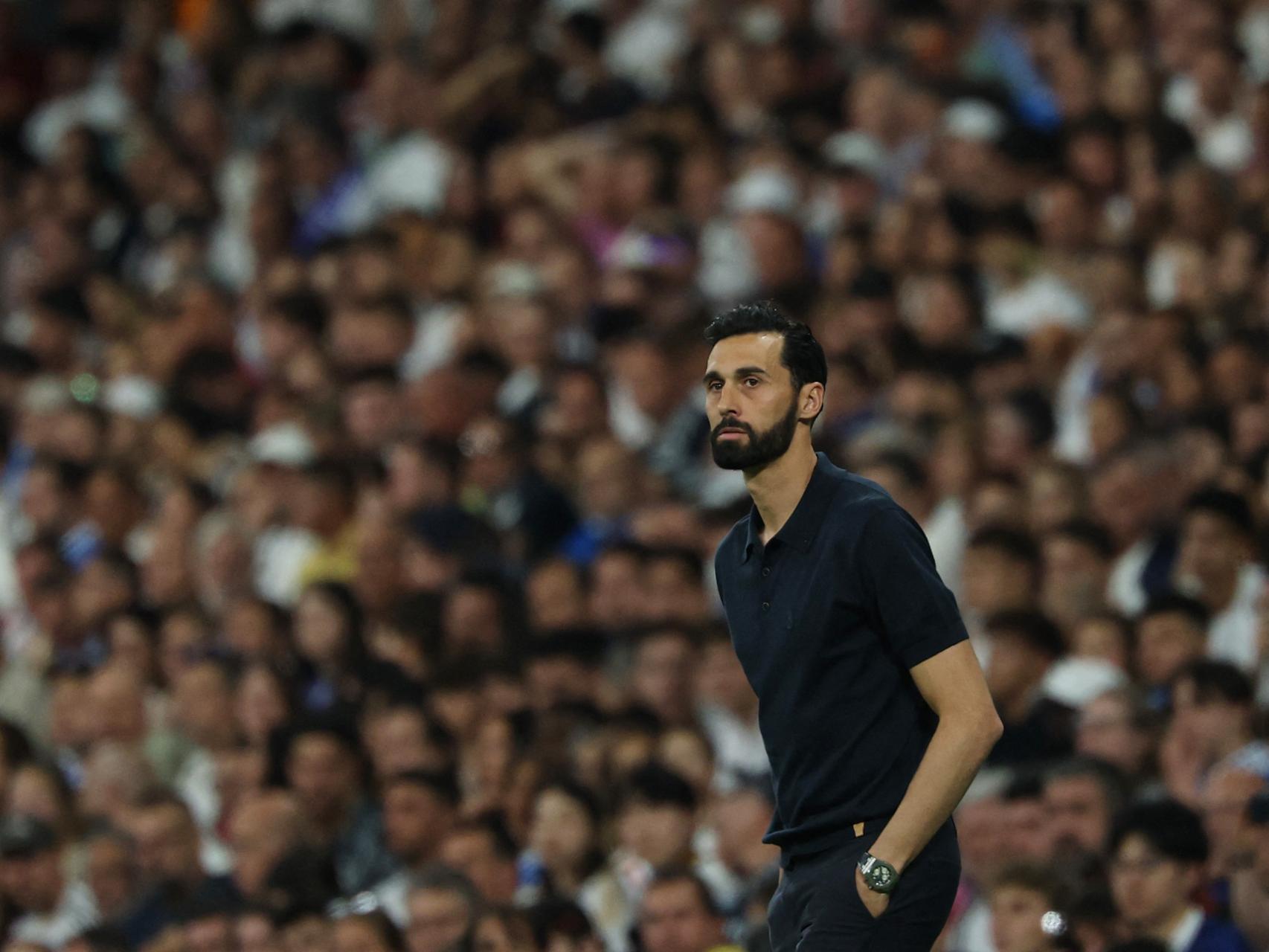 Álvaro Arbeloa, durante el partido contra el Athletic Club.