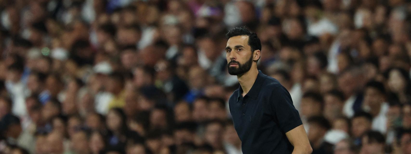 Álvaro Arbeloa, durante el partido contra el Athletic Club.