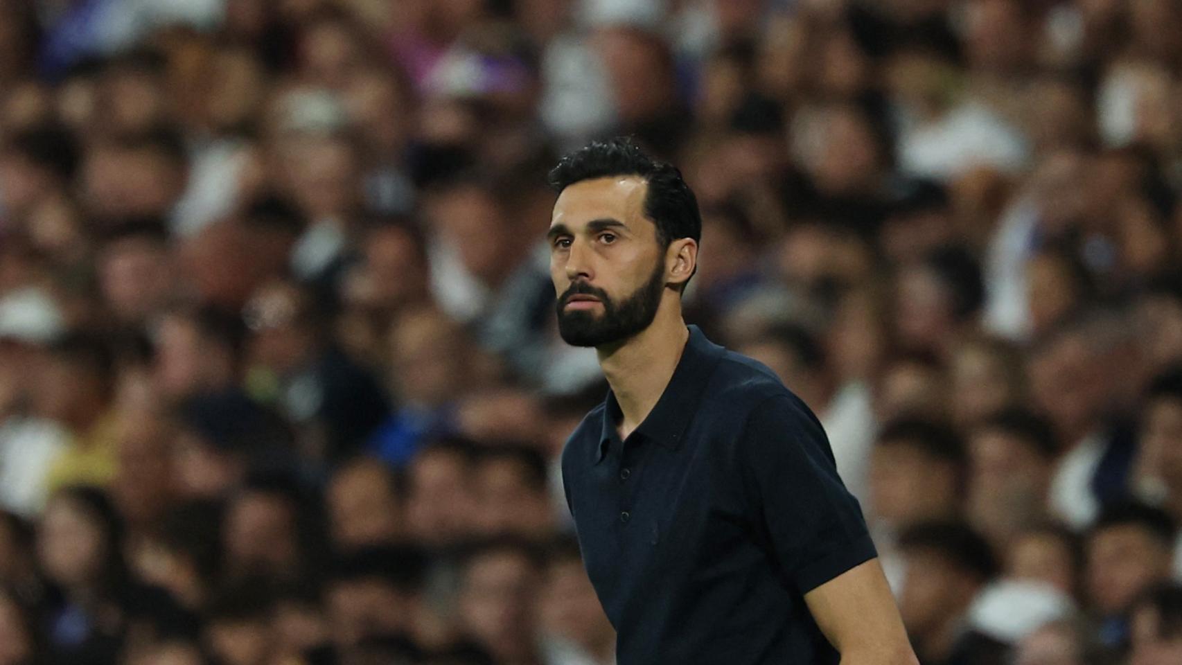 Álvaro Arbeloa, durante el partido contra el Athletic Club.